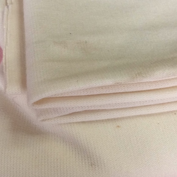 FINAL SALE PRICE Cream Double Knit Fabric + Zipper Lot - Picture 4 of 5